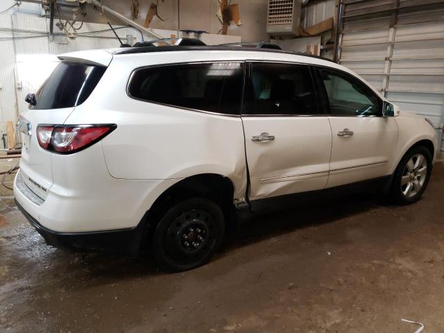 1GNKVJKD5FJ315256 - 2015 CHEVROLET TRAVERSE LTZ WHITE photo 3