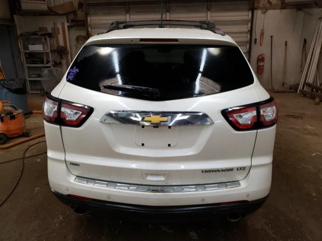 1GNKVJKD5FJ315256 - 2015 CHEVROLET TRAVERSE LTZ WHITE photo 6