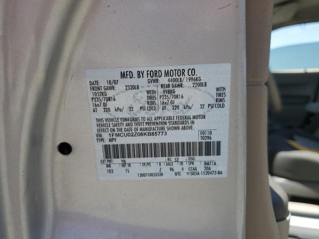 1FMCU02Z08KB85773 - 2008 FORD ESCAPE XLS GRAY photo 13