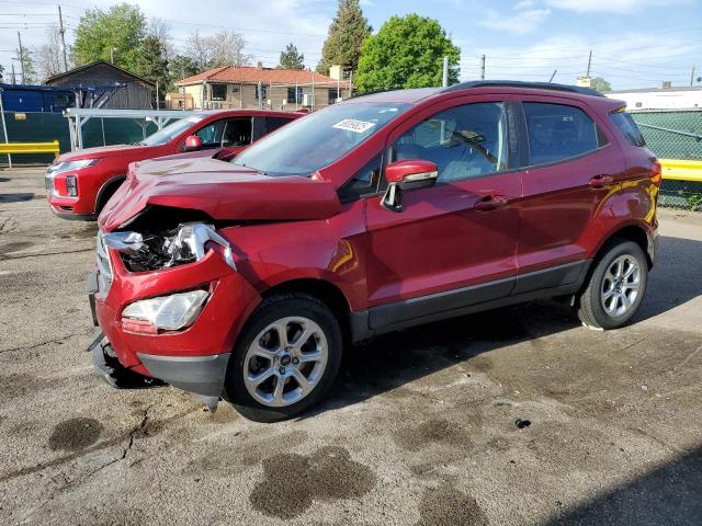 MAJ6P1UL8JC207659 - 2018 FORD ECOSPORT SE მუქწითელი ფოტო 1