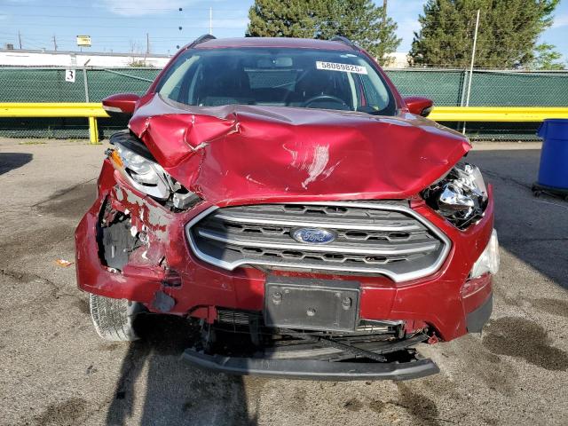 MAJ6P1UL8JC207659 - 2018 FORD ECOSPORT SE მუქწითელი ფოტო 5