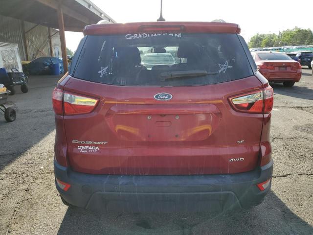 MAJ6P1UL8JC207659 - 2018 FORD ECOSPORT SE მუქწითელი ფოტო 6