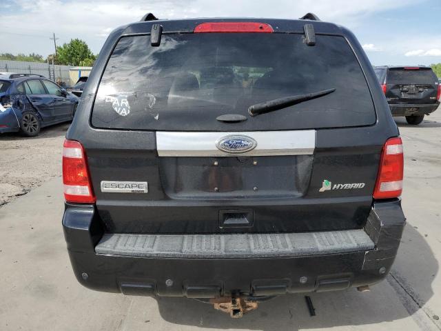1FMCU5K33BKB98064 - 2011 FORD ESCAPE HYBRID შავი ფოტო 6