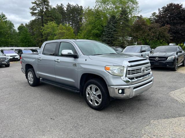 5TFAW5F13EX389991 - 2014 TOYOTA TUNDRA CREWMAX PLATINUM SILVER photo 1