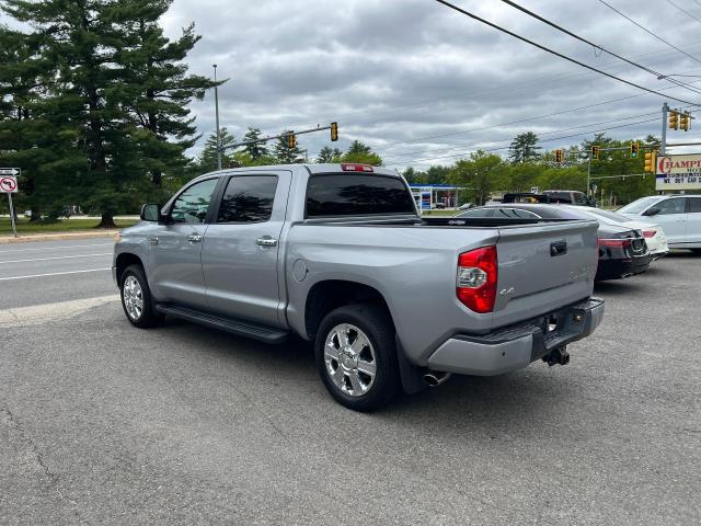 5TFAW5F13EX389991 - 2014 TOYOTA TUNDRA CREWMAX PLATINUM SILVER photo 3