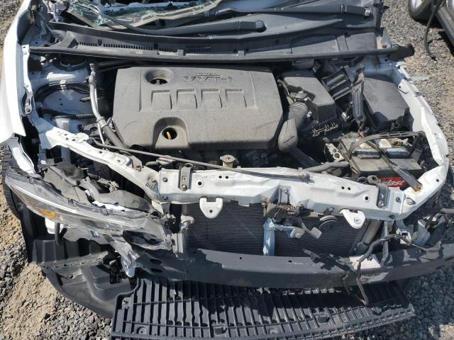 2T1BURHE0KC134307 - 2019 TOYOTA COROLLA L WHITE photo 11