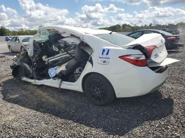 2T1BURHE0KC134307 - 2019 TOYOTA COROLLA L WHITE photo 2