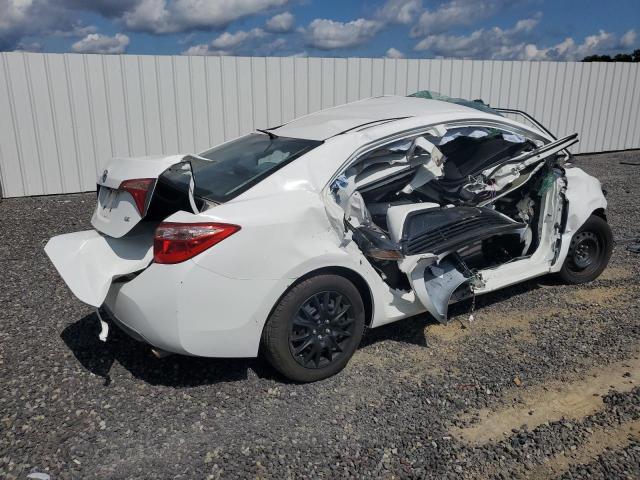 2T1BURHE0KC134307 - 2019 TOYOTA COROLLA L WHITE photo 3