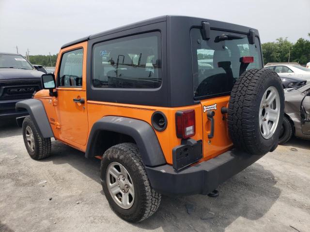 1C4AJWAG5CL286592 - 2012 JEEP WRANGLER SPORT ORANGE photo 2