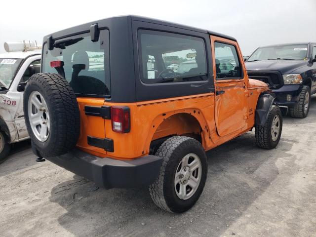 1C4AJWAG5CL286592 - 2012 JEEP WRANGLER SPORT ORANGE photo 3