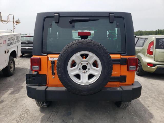 1C4AJWAG5CL286592 - 2012 JEEP WRANGLER SPORT ORANGE photo 6