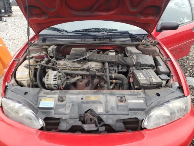 1G1JC1242X7293895 - 1999 CHEVROLET CAVALIER BASE RED photo 11