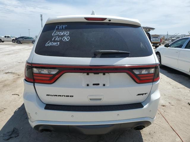 1C4SDJGJXJC289650 - 2018 DODGE DURANGO SRT WHITE photo 6