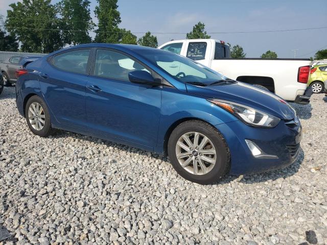 KMHDH4AE6FU387520 - 2015 HYUNDAI ELANTRA SE BLUE photo 4