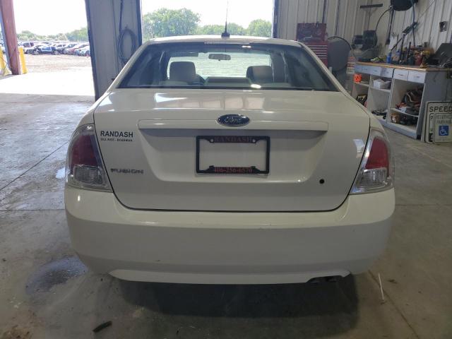 3FAHP06Z78R135966 - 2008 FORD FUSION S WHITE photo 6