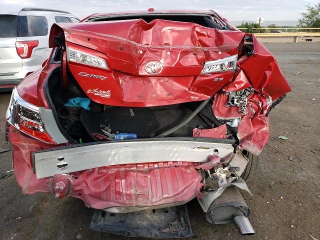 4T1BF1FK1CU625358 - 2012 TOYOTA CAMRY STD/ BASE RED photo 6