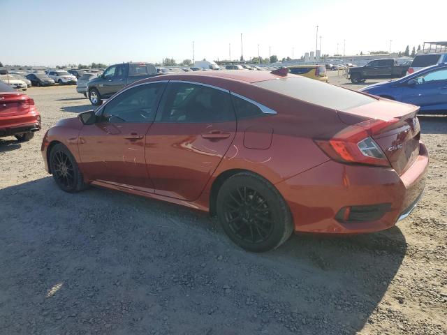 19XFC1F37KE210145 - 2019 HONDA CIVIC EX BURGUNDY photo 2