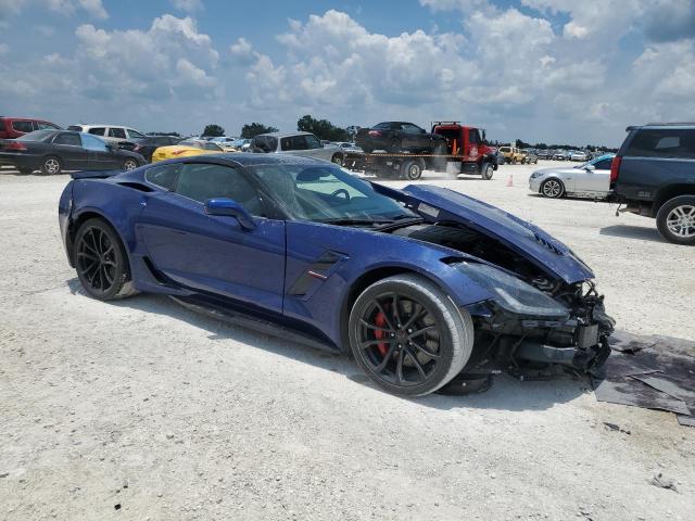 1G1YY2D73J5105496 - 2018 CHEVROLET CORVETTE GRAND SPORT 2LT BLUE photo 4