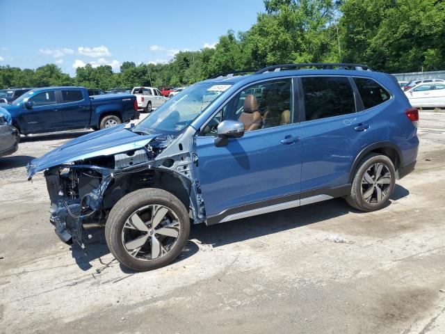 JF2SKAXCXMH466410 - 2021 SUBARU FORESTER TOURING 蓝色 照片 1