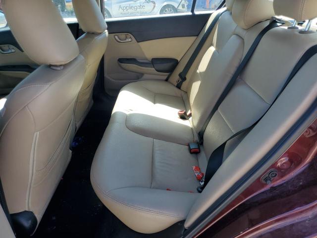 19XFB2F54EE040969 - 2014 HONDA CIVIC LX MAROON photo 10