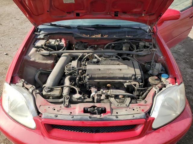 1HGEM1153XL045406 - 1999 HONDA CIVIC SI RED photo 11