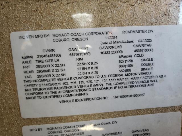 1RF10561961035827 - 2006 ROADMASTER RAIL MTRHM ყავისფერი ფოტო 10