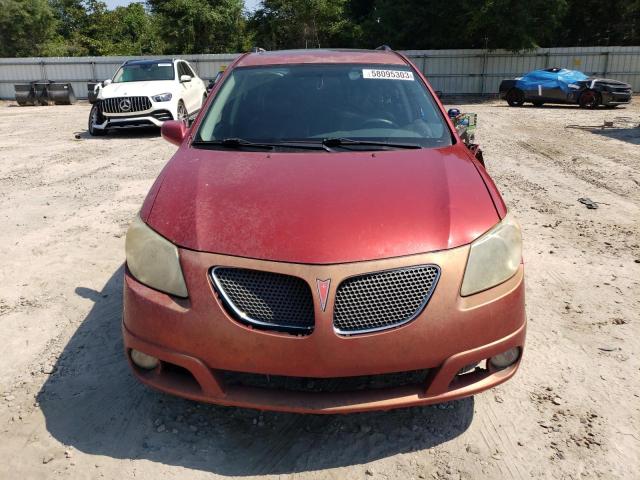 5Y2SL63875Z421494 - 2005 PONTIAC VIBE RED photo 5