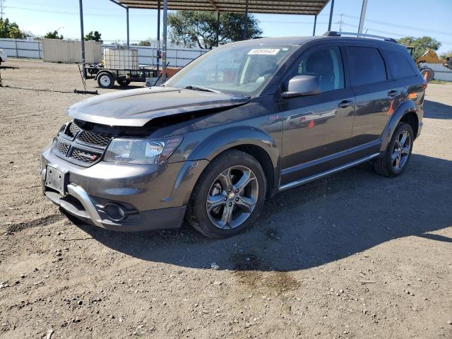 3C4PDCGG6HT532147 - 2017 DODGE JOURNEY CROSSROAD GRAY photo 1