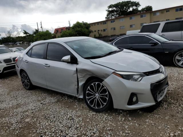 2T1BURHE7GC546988 - 2016 TOYOTA COROLLA L SILVER photo 4