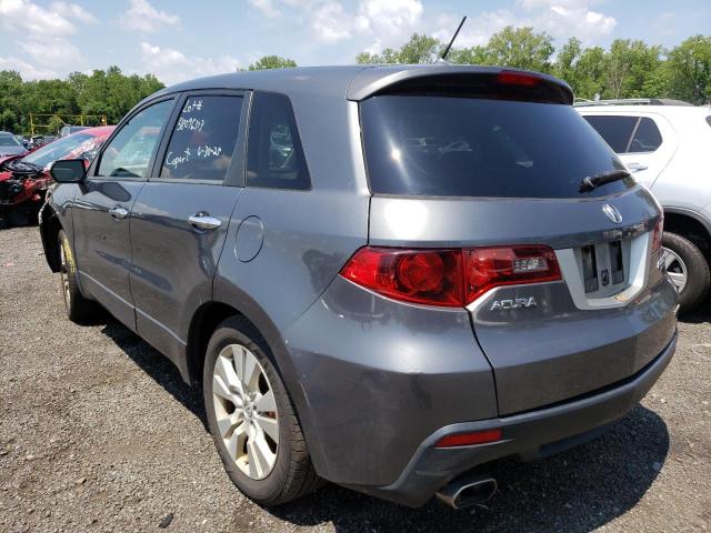 5J8TB1H57BA000699 - 2011 ACURA RDX TECHNOLOGY GRAY photo 2