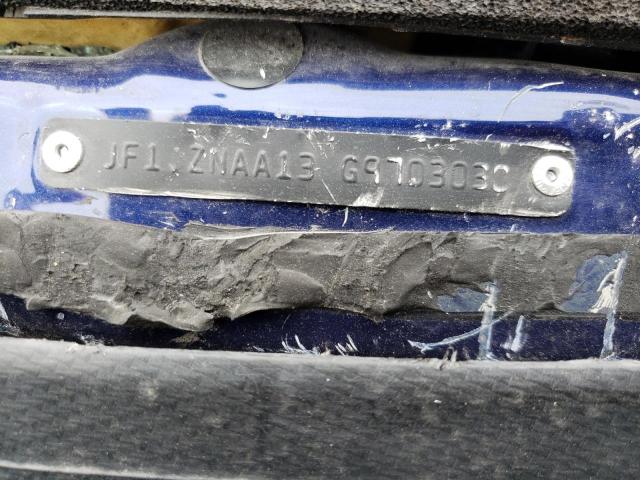 JF1ZNAA13G9703030 - 2016 TOYOTA SCION FR-S 蓝色 照片 12