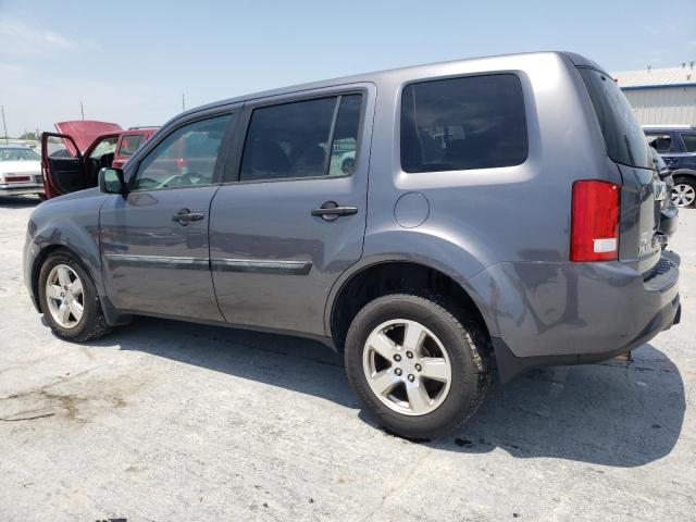 5FNYF4H2XFB011418 - 2015 HONDA PILOT LX GRAY photo 2