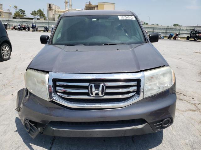 5FNYF4H2XFB011418 - 2015 HONDA PILOT LX GRAY photo 5