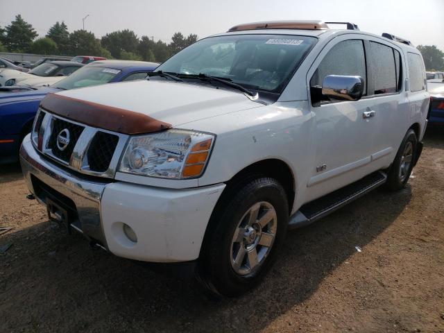 5N1BA08C37N716016 - 2007 NISSAN ARMADA SE WHITE photo 1