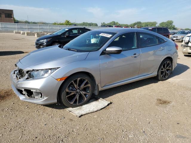 2HGFC2F85LH597822 - 2020 HONDA CIVIC SPORT 银色 照片 1