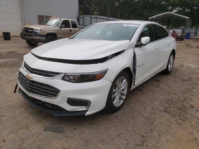 1G1ZD5ST6JF139850 - 2018 CHEVROLET MALIBU LT WHITE photo 1