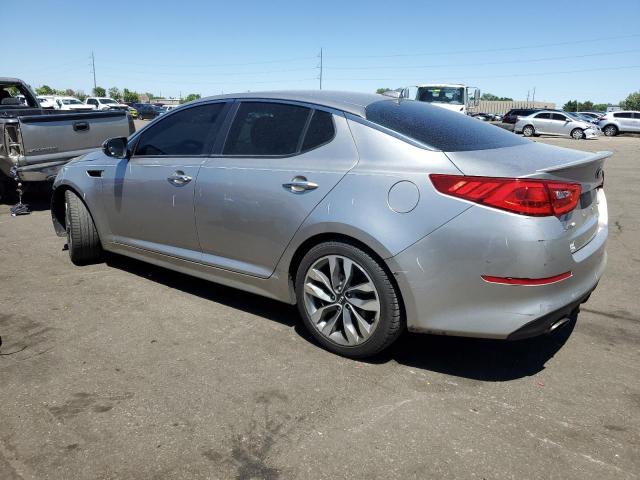 5XXGR4A65FG359186 - 2015 KIA OPTIMA SX SILVER photo 2