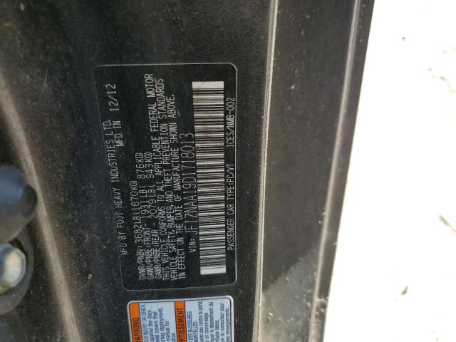 JF1ZNAA19D1718013 - 2013 TOYOTA SCION FR-S 黑色 照片 12