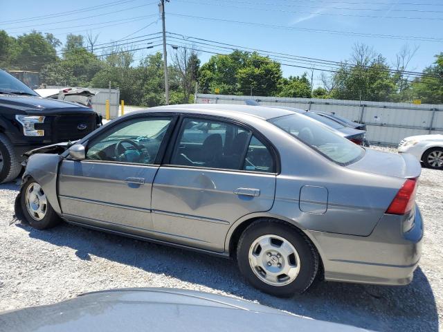 JHMES96674S009206 - 2004 HONDA CIVIC HYBRID GRAY photo 2