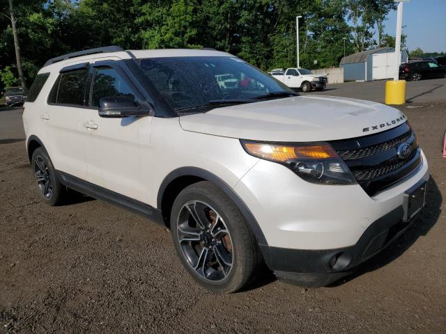 1FM5K8GT3FGA67587 - 2015 FORD EXPLORER SPORT WHITE photo 4