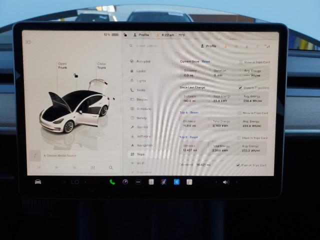 5YJ3E1EA0PF457747 - 2023 TESLA MODEL 3 Ақ фото 9
