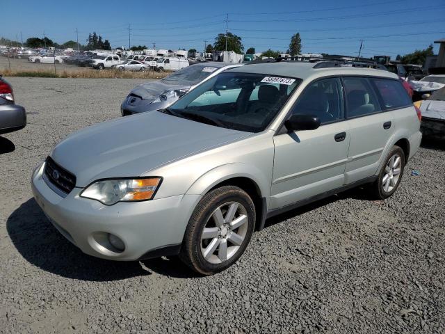 4S4BP61C267304863 - 2006 SUBARU LEGACY OUTBACK 2.5I GRAY photo 1