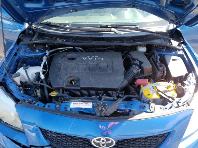 JTDBL40E99J021066 - 2009 TOYOTA COROLLA BASE BLUE photo 11