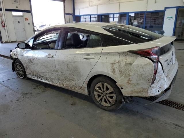 JTDKBRFU4J3070327 - 2018 TOYOTA PRIUS WHITE photo 2