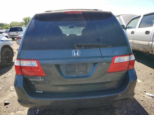 5FNRL38616B414522 - 2006 HONDA ODYSSEY EXL BLUE photo 6