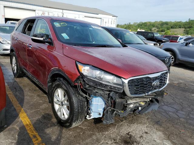 5XYPG4A37KG575462 - 2019 KIA SORENTO L RED photo 1