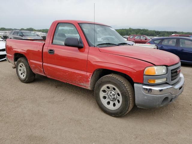 1GTEC14X07Z139562 - 2007 GMC NEW SIERRA C1500 CLASSIC RED photo 4