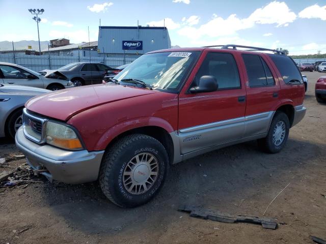 1GKDT13W8W2514579 - 1998 GMC JIMMY RED photo 1