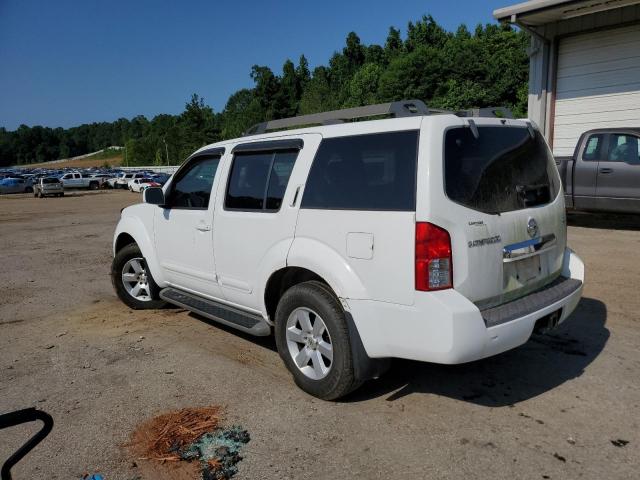 5N1AR18U58C634501 - 2008 NISSAN PATHFINDER S WHITE photo 2