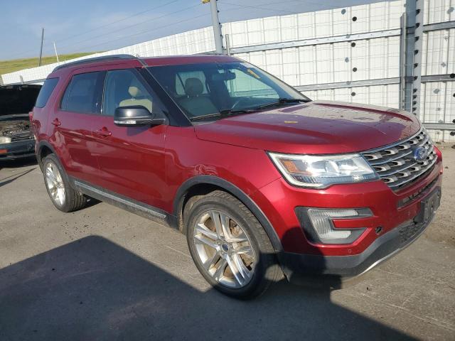 1FM5K8D82GGB62529 - 2016 FORD EXPLORER XLT RED photo 4